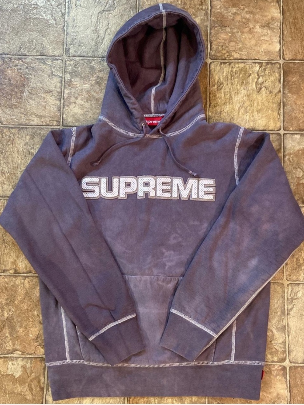 Supreme Purple Hoodie
